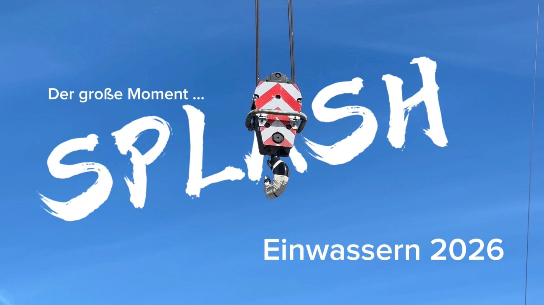 Einwassern 2026